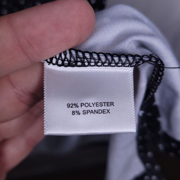 Peter Millar Summer Comfort Polo Shirt Mens XL Black Polka Dot Golf - Picture 10 of 11